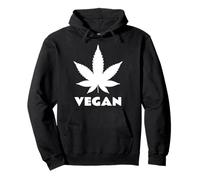 Vegan Chanvre Kiffer Chiller Herbe Weed 420 Feuille de Chanvre Sweat à Capuche