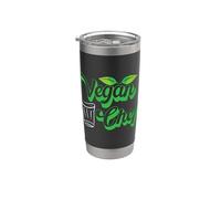 Vegan Chef Végétariens à base de plantes aime cuisiner Chef végétalien Gobelet isotherme en acier inoxydable double paroi
