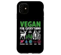 Vegan for Everything The Animals Rain Forest Wild Life Compa Coque pour iPhone 11