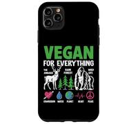 Vegan for Everything The Animals Rain Forest Wild Life Compa Coque pour iPhone 11 Pro Max