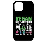 Vegan for Everything The Animals Rain Forest Wild Life Compa Coque pour iPhone 12/12 Pro