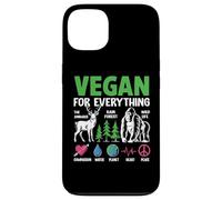 Vegan for Everything The Animals Rain Forest Wild Life Compa Coque pour iPhone 13
