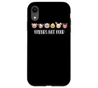 Vegan Friends Not Food - Cadeau pour Animal - Droit des Animaux - Tendance de la Nourriture Coque pour iPhone XR
