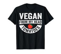 Vegan from My Head Tomatoes T-Shirt Graphique avec Valeur