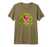 Vegan Happy T-Shirt Haut de Gamme