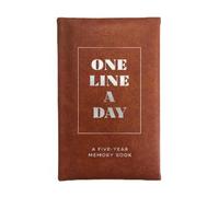 Vegan Leather One Line a Day: A Five-Year Memory Book by Chronicle Books NEUF