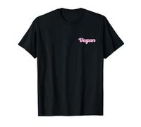 Vegan Powered by Plants Herbivore Veggie Vibes (Impression arrière) T-Shirt