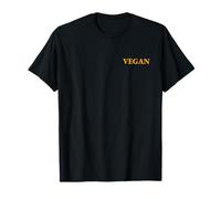 Vegan Powered by Plants Herbivore Veggie Vibes (Impression arrière) T-Shirt