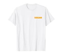 Vegan Powered by Plants Herbivore Veggie Vibes (Impression arrière) T-Shirt
