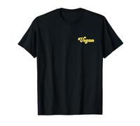 Vegan Powered by Plants Herbivore Veggie Vibes (Impression arrière) T-Shirt