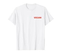 Vegan Powered by Plants Herbivore Veggie Vibes (Impression arrière) T-Shirt