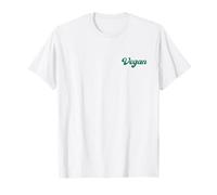 Vegan Powered by Plants Herbivore Veggie Vibes (Impression arrière) T-Shirt