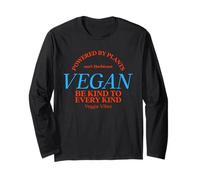 Vegan Powered by Plants Herbivore Veggie Vibes (végétarien) Manche Longue