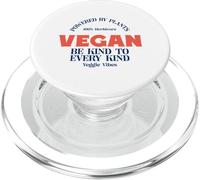 Vegan Powered by Plants Herbivore Veggie Vibes (végétarien) PopSockets PopGrip pour MagSafe