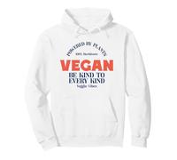 Vegan Powered by Plants Herbivore Veggie Vibes (végétarien) Sweat à Capuche