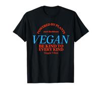 Vegan Powered by Plants Herbivore Veggie Vibes (végétarien) T-Shirt