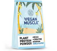 Vegan Proteine en Poudre [600g] | Vanille | 18g Protein de Riz, Pois, Graines de Tournesol | Creatine & BCAA | Pre/Post Workout Proteines Musculation | Protéine Powder | Shake Protéines | Alpha Foods