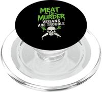 Vegan Punk Rebel Vegan Vegan Anarchist Vegan Protest Vegan PopSockets PopGrip pour MagSafe