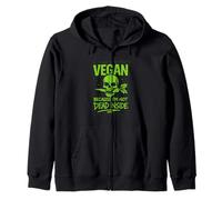 Vegan Punk Rebel Vegan Vegan Anarchist Vegan Protest Vegan Sweat à Capuche