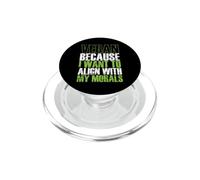 Vegan s'aligne avec ma Morale PopSockets PopGrip pour MagSafe