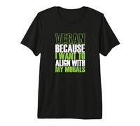 Vegan s'aligne avec ma Morale T-Shirt Haut de Gamme