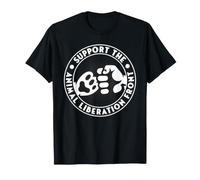 Vegan Support Animal Liberation Front Amoureux des Animaux T-Shirt