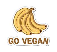 Vegan Vegetarian Sticker Decal Reuse Recycle Environment Eco Friendly Funny