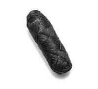Vegane Bambou - Fil dentaire en polyester naturel bio sans plastique ciré avec charbon actif - durable, respectueux de l'environnement - vie zéro déchets. (4x30m recharger les bobines)