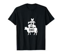 Veganuary Friends Not Food World Vegan Month Végétarien T-Shirt