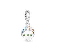 Vegas Chaîne de sécurité Soleil Anniversaire Maman Caméra Chien Dieu Psaume Pendentif Argent Sterling 925 Compatible avec Pandora Moments Charm Bracelet, 4mm Hole, Métal Argent sterling, Pas de gemme