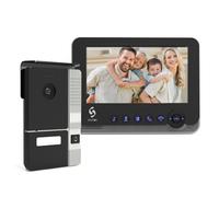 VEGATON Visiophone Vidéo 2 Fils - Sécurité Renforcée avec Écran 7", Caméra HD, Déverrouillage Intelligent, Vision Nocturne, Étanchéité IP65, ALPS 200