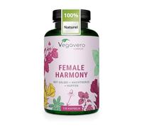 Vegavero Complexe MÉNOPAUSE | 100% Naturel & SANS HORMONES | Sauge, Onagre, Houblon, Camomille et Mélisse | 120 Gélules Vegan | Bouffées de Chaleur + Fatigue + Équilibre Hormonal & Emotionnel