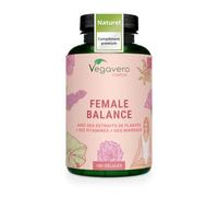 Vegavero Reequilibrage Hormonal Femme | Avec Gattilier, Maca, Acide Folique | SPM + Dérèglement Hormone œstrogène | 180 Gélules | Vegan & Sans Additifs