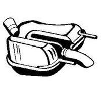 VEGAZ OS-716EBER Silencieux arrière