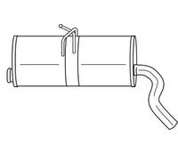 VEGAZ PGS-196 Silencieux arrière