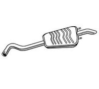 VEGAZ Silencieux arrière Pot d'Échappement FS-423 arrière 1150mm 8kg