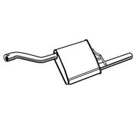 VEGAZ Silencieux arrière Pot d'Échappement FS-461 arrière pour FORD 1000mm 6,5kg