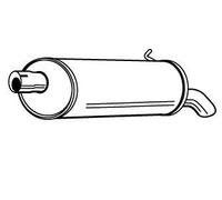 VEGAZ Silencieux arrière Pot d'Échappement FS-508 arrière pour FORD GALAXY (WGR)