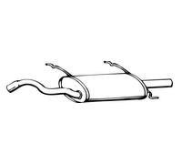 VEGAZ TS-120 Silencieux arrière