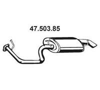 VEGAZ Silencieux arrière Pot d'Échappement TS-345 pour TOYOTA AVENSIS (T25)