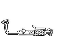 VEGAZ Tuyau d'échappement Ligne d'échappement HOR-64 avant pour ROVER 600 (RH)