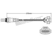 VEGAZ ULS-346 Sonde lambda pour OPEL INSIGNIA Caravan Corsa D Schrägheck (S07)