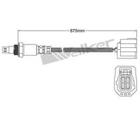 VEGAZ ULS-450 Sonde lambda pour MAZDA 6 (GH) 6 (GG) 5 (CR19) 6 Break (GH)