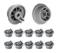 VEGCOO 12 Pcs Roulette Lave Vaisselle, Roulettes pour Panier Inférieur de Rechange Universelles Compatibles avec Bosch Siemens Neff Beko