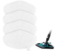 VEGCOO 4 Pcs Vadrouilles de Rechange Lavables Pour Polti Vaporetto, Lingettes Reutilisable Pour Brosse PAEU0332 Polti Vaporetto