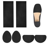 VEGCOO 6 Pièces Patins Antidérapants Chaussures, Auto-Adhésives Semelle Antidérapante, Protecteurs De Semelles De Chaussures, Semelle Autocollante pour Femmes Et Hommes (Noir)