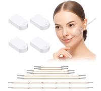 VEGCOO 80 Pièces Face Lift Tape, Face Lift Patch, V-Line Face Lifting Patch Bandes, Autocollants d'Extracteurs Lifting Visage, Ruban de Levage du Visage pour Réduit les Rides