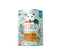 VEGDOG ADULT No1 - 400gx6 Lentilles & Millet