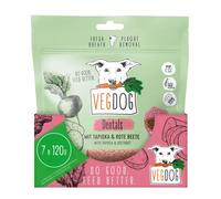 VEGDOG Dentals Bâtonnets à mâcher hypoallergéniques pour chiens (7 x 120 g) | Plaisir à mâcher faible en gras pour les soins dentaires | Bâtons à mâcher pour les personnes allergiques avec pommes de