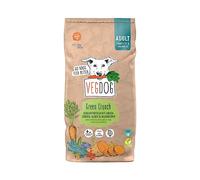VEGDOG Green Crunch Nourriture sèche végétalienne pour chiens adultes avec patate douce et lentilles, aliment complet sans céréales pour les personnes allergiques avec source alternative de protéines